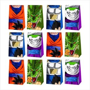 WPVTRA 12pcs D-B Birthday Party Favor Bags, Candy, Cookie Bags, Birthday Party Supplies, Decoration for D-B Birthday Party.
