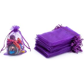 50pcs 5 × 7 بوصات الرباطية أكياس الهدايا المجوهر in Kuwait