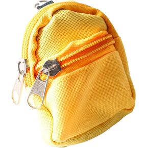 1PC Red Mini Doll Backpack Procs School Model Dollhouse School Associed for 1/6 Scale Dollhouse Delhous