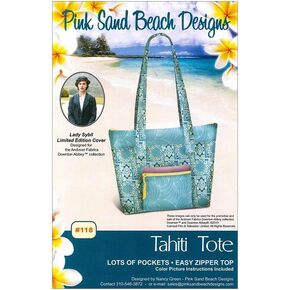 Pink Sand Beach Designs Tahoe Tote Pattern, Multicolor