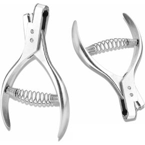 2 PCS Pattern Notcher, Pattern Notching Tools,Stainless Steel Pattern Notcher Paper Notcher Pattern Punch Designer Tailor Sewing Plier Pattern Marking Tool