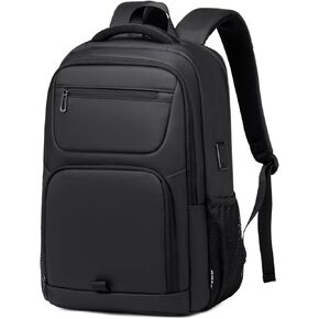 Business Backpack for Men, High Tech Laptop Backpack with USB Charging Port and Ergonomic Design, 35L Waterproof Travel Work College Commuter Backpack Fits 15.6 Inch Tablet, Notebook