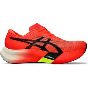 ASICS Unisex METASPEED Edge 3 Running Shoe, 12.5, Sunrise RED/Black