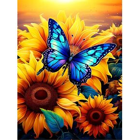 Miairivy Inspirational Quotes Diamond Painting Kits for Adults, Butterfly Diamond Art Sets for Beginner, DIY Full Drill Round Diamond Dots 5D Gem Art Crafts, Home Decor and Gift 12x16 in