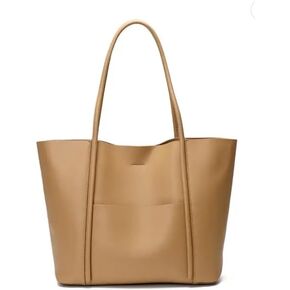 Genuin Leather Laptop Bag, Briefcase for Women, Large Capacity with extra bag for easy access, Shoulder Computer Bag