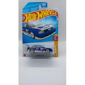 Hot Wheels 2024 Audi 90 Quattro Race Car Toy, 1:64 Scale, Blue and White