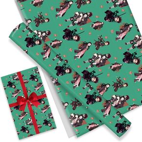 Pack of 4 Gift Wrapping Paper 20" x 30" Kraft Paper Sheets Premium Birthday Wrapping Paper Set for Kids, moanna Party Decoration