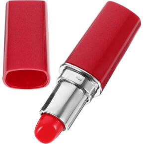 STOBOK Fake Lipstick Realistic Lip Stick Box Plastic Fake Lipstick Storage Box Portable Diversion Lipstick Jewelry Can Lipstick Prank Prop Container Hidden Money Container Cash