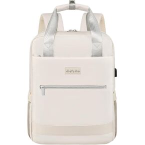 Jiefeike Travel Backpack for Women,15.6 Inch Laptop Work Business Flight Approved Backpacks with USB Port,Large Water-Resistant Computer Back Pack Anti-theft Nurse Teacher Bag College School Bookbag