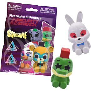 Just Toys LLC Five Nights at Freddy's SquishMe (Five Nights at Freddy's Security Breach SquishMe S1)