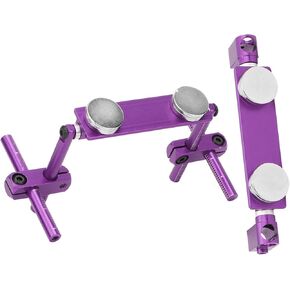 Oumefar Aluminum Magnetic S tealth Invisible Body Shell Mount Kit for HSP 1/10 RC Racing Car S/XI/CS, 416/417, T3/T4/94123(Purple)