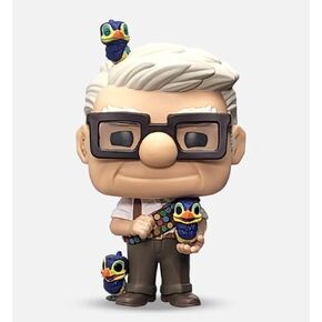 Funko Pop! Disney! Up Pop with Purpose Carl with Kevins Special Edition, 4 pouces, FUN12345