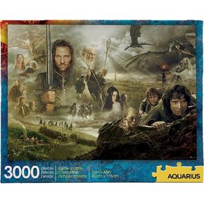 Aquarius Lord of The Rings (3000 Piece Jigsaw Puzzle) - Officially Licensed Lord of The Rings Merchandise & Collectibles - Glare Free - Precision Fit - 32 x 45 Inches