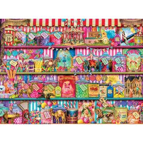 Buffalo Games - Aimee Stewart - Sweet Shoppe - 1000 Piece Jigsaw Puzzle for Adults -Challenging Puzzle Perfect for Game Nights - Finished Size is 26.75 x 19.75