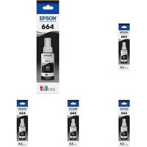 EPSON 664 EcoTank Ink Ultra-high Capacity Bottle Black (T664120-S) Works with EcoTank ET-2500, ET-2550, ET-4500, ET-4550, ET-2600, ET-2650, ET-3600, ET-16500