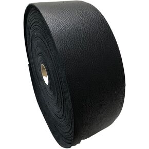 Large Cow Leather Strips: Sold by The Foot (3 FT, Cognac)