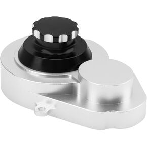 ShareGoo Aluminum Sealed Gear Cover Compatible with Traxxas Slash Rustler Stampede Bandit 2WD 1/10 RC Car Upgrade Parts Accessories (Black)