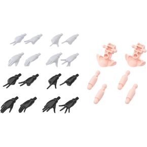 Bandai Hobby - 30 Minute Sisters - Option Hands Parts [White/Black], Bandai Spirits 30 MS Model Kit