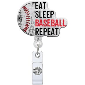 Badge Reel Retractable with ID Clip, Have The Day You Deserve Badge Holder Name Badge Accessories for Nurse Office Worker Teachers Students