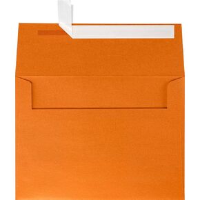 LUXPaper A7 Invitation Envelopes | Peel & Press | 5 1/4" x 7 1/4" | Flame Metallic | 80lb. Text | 50 Qty