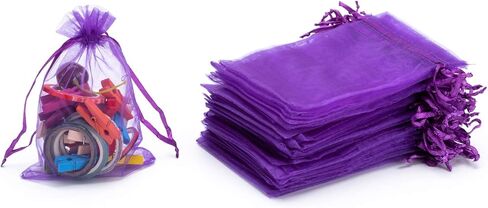 50pcs 5 × 7 بوصات الرباطية أكياس الهدايا المجوهر in Kuwait