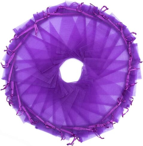 50pcs 5 × 7 بوصات الرباطية أكياس الهدايا المجوهر in Kuwait