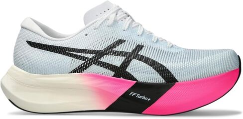 حذاء الجري ASICS للجنسين METASPEED Edge 3، مقاس 12.5، أحمر شروق الشمس/أسود in Saudi Arabia