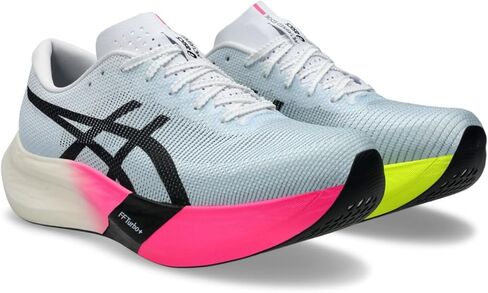 حذاء الجري ASICS للجنسين METASPEED Edge 3، مقاس 12.5، أحمر شروق الشمس/أسود in Saudi Arabia