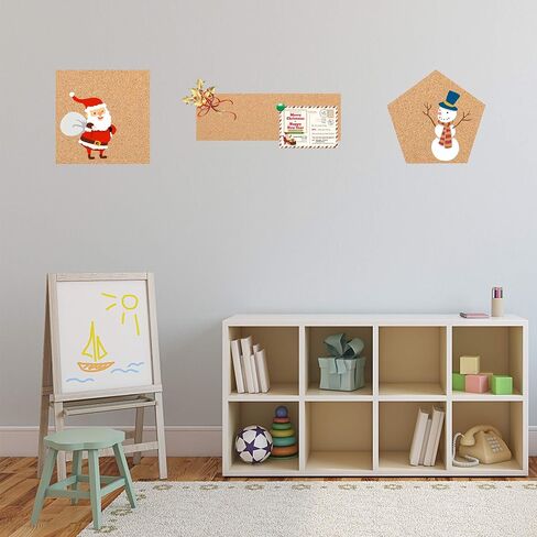 SUNGIFT Cork Board Roll 8 mm Thick - 50"x16" Cork Rolls Bulletin Boards Self-Adhesive Natural Cork Tiles with 100 Push Pins Mini Wall Frameless Corkboards for Wall in Saudi Arabia