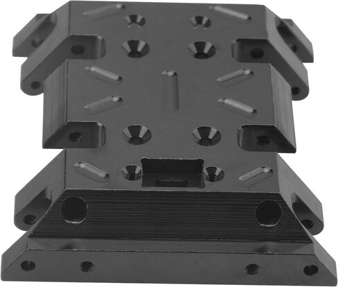 Aluminum Center Transmission Skid Plate Mount Gearbox Mount Compatible with MN128 MN86 MN86S MN86K MN86KS MN G500 1/12 RC Crawler Car (Black) in Saudi Arabia