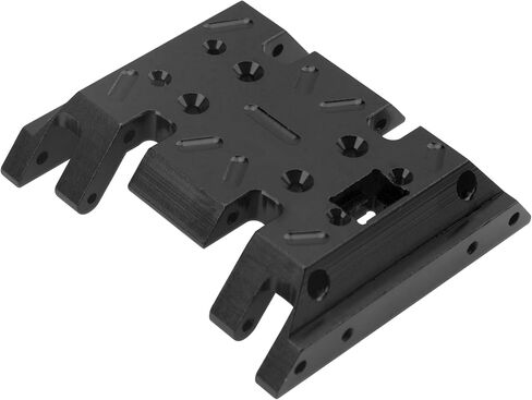Aluminum Center Transmission Skid Plate Mount Gearbox Mount Compatible with MN128 MN86 MN86S MN86K MN86KS MN G500 1/12 RC Crawler Car (Black) in Saudi Arabia