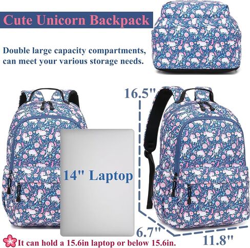 Leaper Girls Kawaii Laptop Backpack for School Boys Backpack Kids Travel Backpack Women Bookbag Cute School Bag College Bag in Kuwait