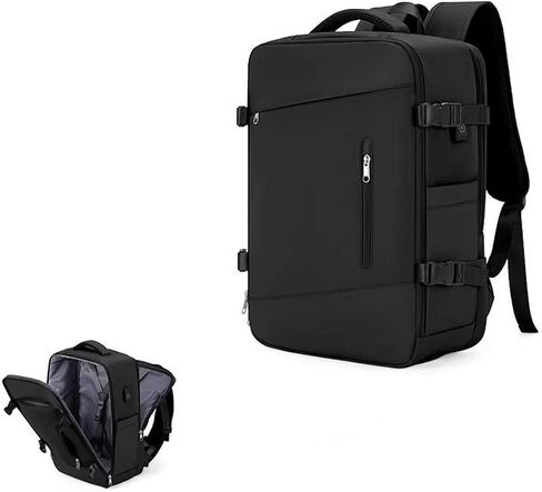 Unisex backpack 17-inch Laptop Backpack for Work and Travel, Large Capacity, USB Charger Port, Anti-Theft Design (Mint Green) in Saudi Arabia