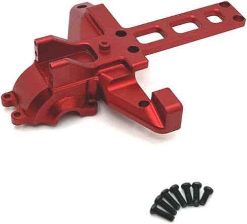 16190 Part for Hyper Go H16BM Parts, Metal Rear Gearbox Cover Parts, Aluminum Alloy, Replacement Accessories for Hyper Go H16BM H16GT H16DR H16PL16207-16210 H16V3 1/16 RC Car (Red) in Saudi Arabia