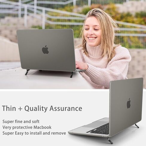 Mektron Ultra Thin Thin Armor Case متوافقة مع MacBook Air 13.6 بوصة 2024-2022 M3 M2 A3113 A2681 ، [نفس أجهزة MacBook العارية] in Kuwait