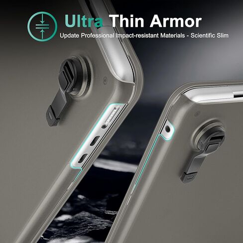 Mektron Ultra Thin Thin Armor Case متوافقة مع MacBook Air 13.6 بوصة 2024-2022 M3 M2 A3113 A2681 ، [نفس أجهزة MacBook العارية] in Kuwait