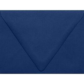 LUXPaper A2 Contour Flap Invitation Envelopes | 4 3/8" x 5 3/4" | Navy Blue | 80lb. Text | 50 Qty