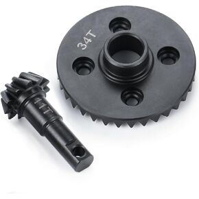 MOHERO 11T/34T Differential Axle Gears Aluminum Alloy Stock Gears for TRX4 TRX6 1/10 RC Crawler Upgrades Parts