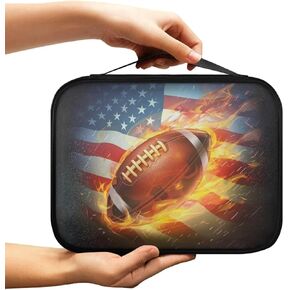 Bible Cover for Boys Kids PU Leather Bible Case Carrying Book Case Large Capacity Church Bag Pencil Protector with Handle,Engineering Vehicle