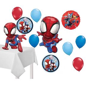 Spidey and His Amazing Friends Birthday Party Supplies 11pc Balloon Bouquet Decorations