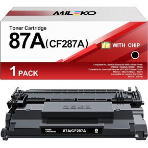 MILEKO 89A Toner Cartridge Replacement for HP 89A CF289A 89X CF289X Compatible for Enterprise M507 M507dn M507dng M507n M507x MFP M528 M528dn M528f M528c M528z Printer (Black, 1-Pack)