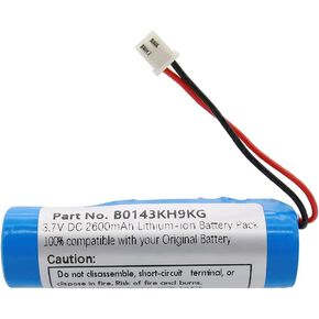 Voice Amplifier Replacement Battery B0143KH9KG 3.7V 2600mAh Rechargeable Lithium-ion Battery with PH 2mm Connector