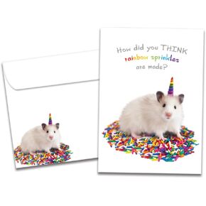 Tree-Free Greetings - Birthday Card - Artful Designs - 1 Card + Matching Envelope - Made in USA - 100% Recycled Paper - 5 x 7 - Dog Years (GO61211)
