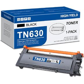 TN-630 TN630 Toner Replacement for Brother TN630 Toner Cartridge Black to use with HL-L2300D HL-L2380DW HL-L2320D DCP-L2540DW HL-L2340DW HL-L2360DW MFC-L2720DW Printer, 1-Pack