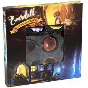 STARLING GAMES - سفن موارد Everdell Deluxe - ملحق تخزين رائع للاستخدام مع لعبة قاعدة Everdell