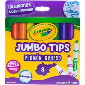 Crayola Washable Markers, Broad Point, Classic Colors, 8/Pack (58-7808)