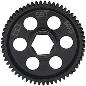 Hot Racing SGRM59M5 CNC Steel Main Gear 0.5module 59 Tooth GROM