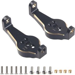 1Pair ShareGoo Brass Caster Blocks C-Hub Carrier Protal Drive Counterweight Compatible with Traxxas TRX4 Defender TRX6 1/10 RC Crawler Car
