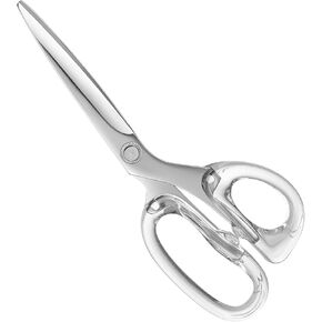 Acrylic Scissors 9-Inch, Clear Acrylic Handle & Gold Stainless Steel Scissors for Office, Home & Sewing Use, Office Supplies and Accessories