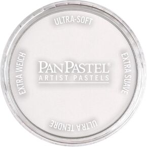 Panpastel Artist Pastels by Golden ، Pearl Medium White (Fine) ، 2.44 " / 62 مم قطر المقلاة ، باستيل فنانين محترفين ، تنسيق فريد من نوعه (يشبه الكيك)